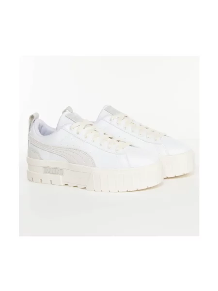Sneakersy Puma zamszowe białe