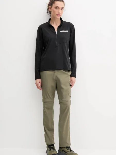 Спортивний лонгслів adidas TERREX Multi Half-Zip півгольф чорний