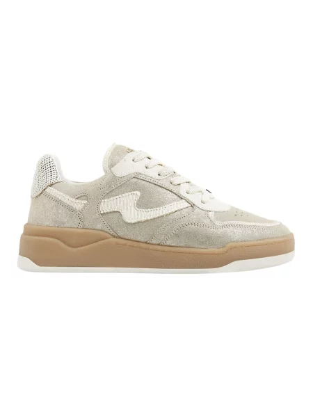 Sneakersy Via Vai skórzane żółte