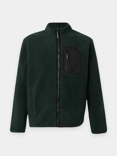 Volcom Geacă de primăvară-toamnă MUZZER verde pin negru