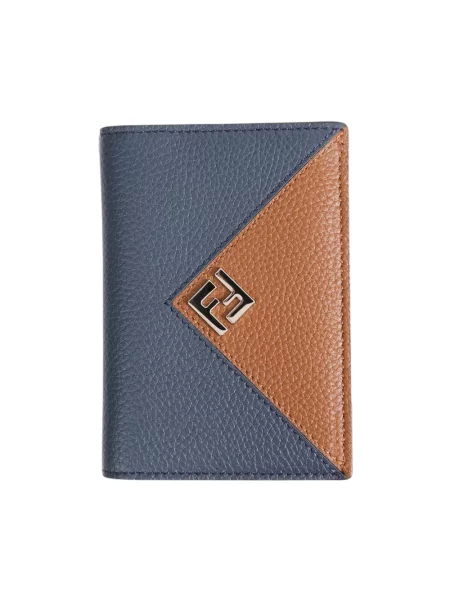 Portfel Fendi niebieski