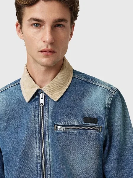 Джинсова куртка AllSaints ROTHWELL демісезонна