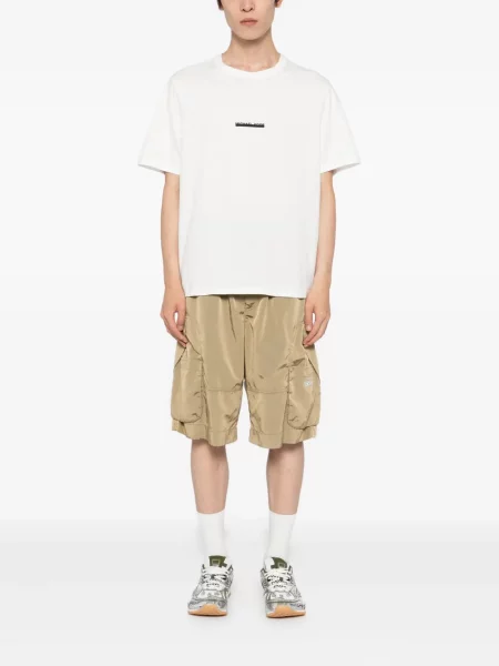 Tricou Michael Kors cu autograf alb