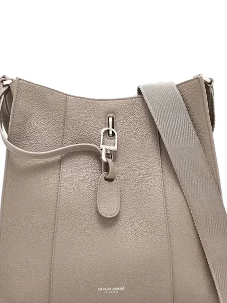 Кожена чанта Giorgio Armani