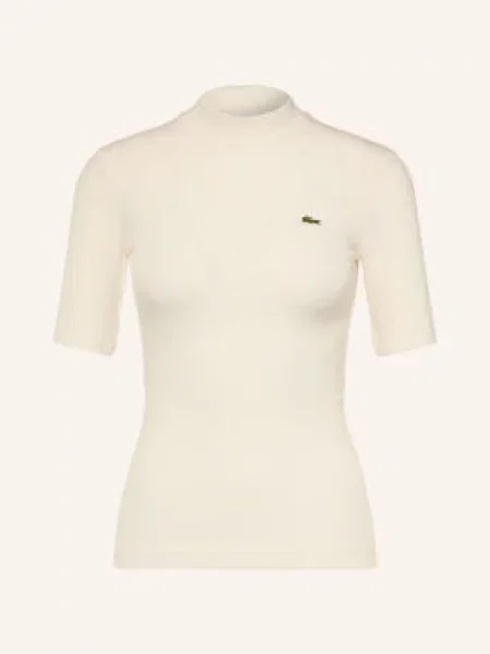 Lacoste Úpletové Tričko bílá