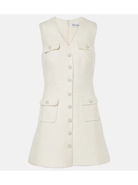 Obleka Self-portrait bela