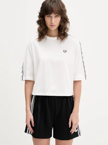 Fred Perry tricou din alb