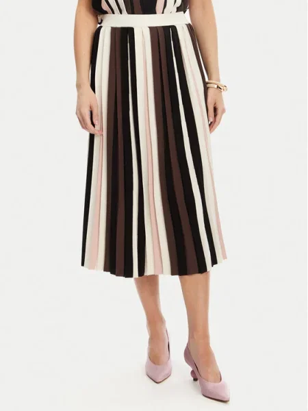 Weekend Max Mara Плисирана пола Pleiadi кафяв