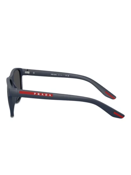 Ochelari de soare pătrați Prada Linea Rossa albastru