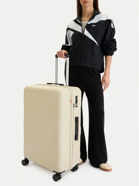 Reebok Велика валіза бежевий
