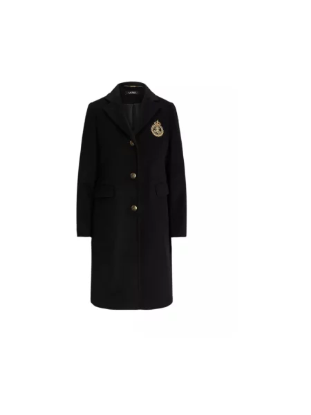 Ralph Lauren Płaszcze Kobieta S Płaszcz jednorzędowy Lauren Ralph Lauren czarny
