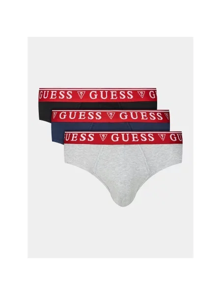 Hlačke slip Guess modra