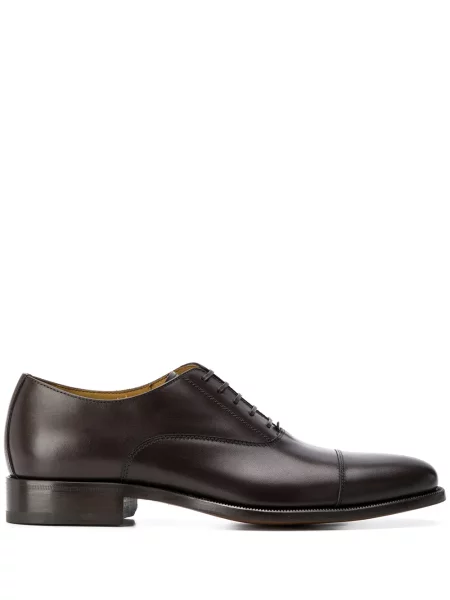 Oxford Scarosso din țesătură twill maro