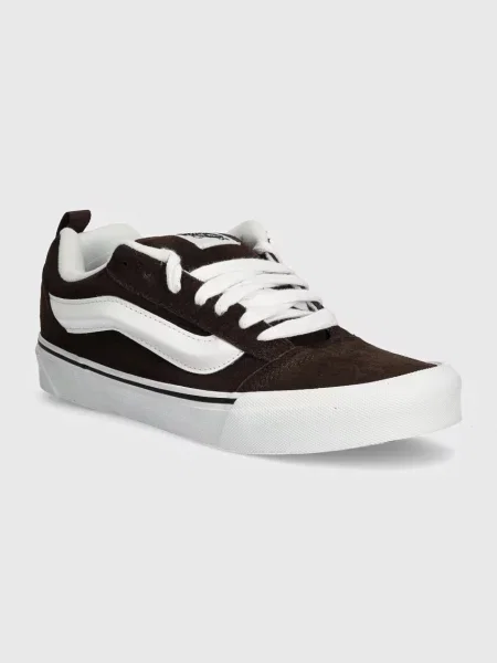 Велурени кецове Vans Knu Skool кафяво