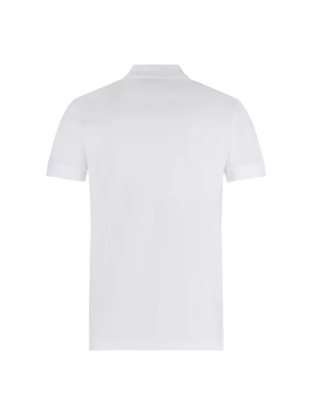 Koszulka polo Burberry klasyczna biała