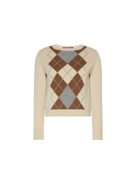 Sweter Max Mara wełniany beżowy