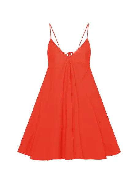 Rochie mini Another Tomorrow în linie A roșu