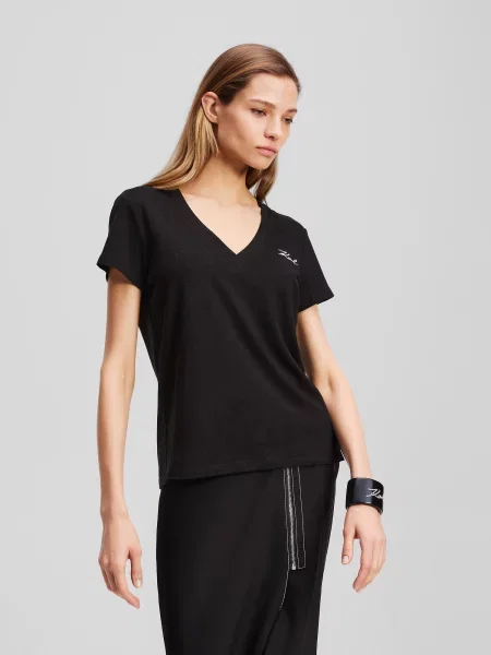 Karl Lagerfeld Tricou negru
