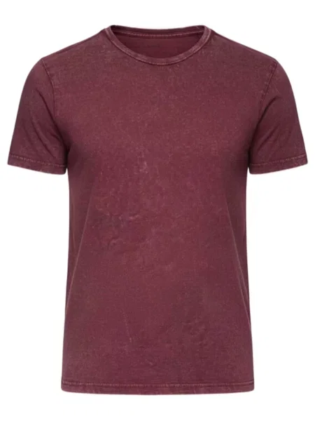 Ombre Tričko burgundská červeň