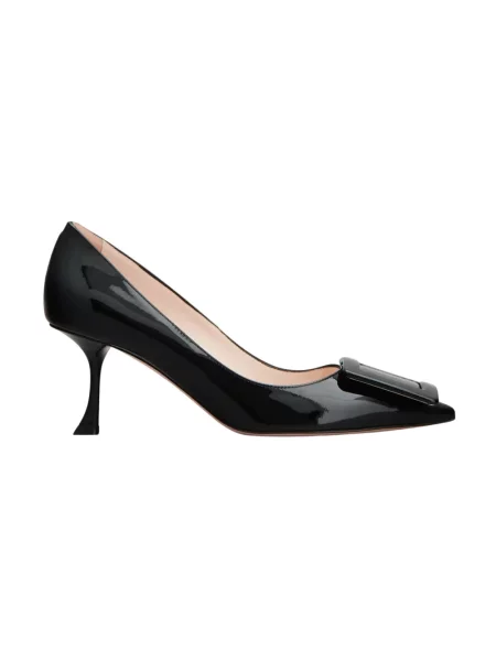 Czółenka Roger Vivier skórzana czarna