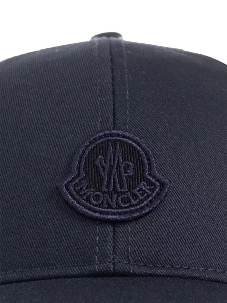 Șapcă Moncler cu autograf albastru
