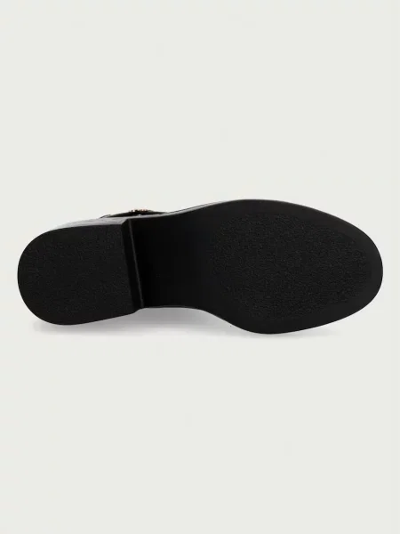 Кожаные ботильоны Steve Madden на низком каблуке