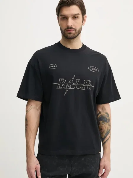 BALR. tricou din barbati cu imprimeu negru