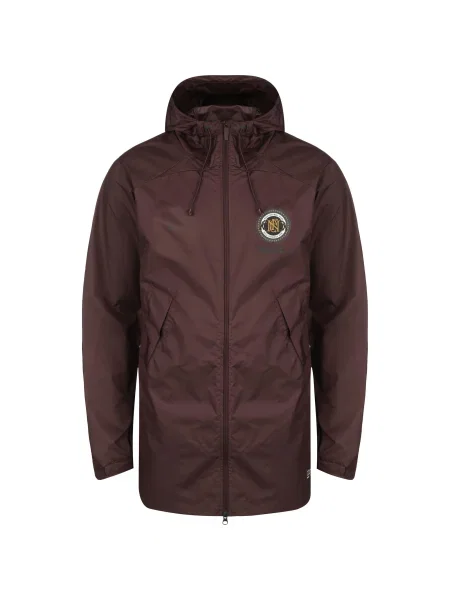 NIKE Športna jakna FC jajčevec črna