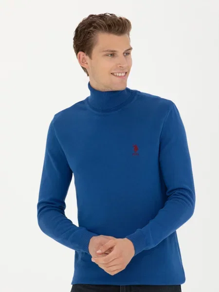 Светр US Polo блакитний