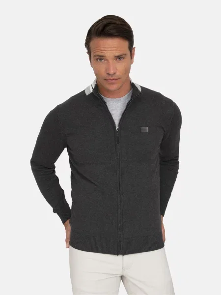 Jacey Quinn Kardigan antracitová