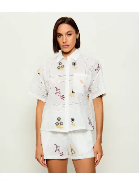 Desigual Cămașă Martin alb