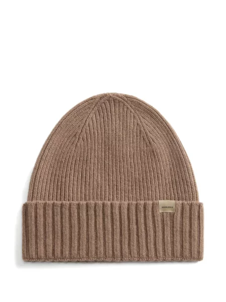 Fular Woolrich de lână maro