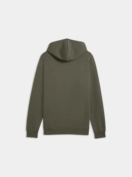Худи Puma с лого зеленое