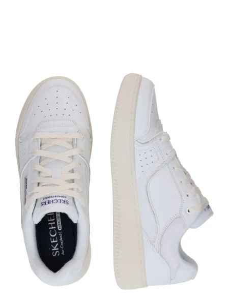 SKECHERS Nizke superge SPORT COURT CROWNE' bela