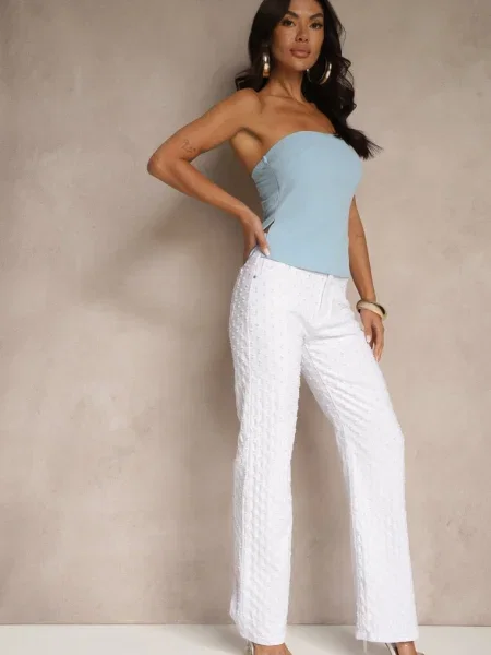 Blugi Tilalisse Albi alb