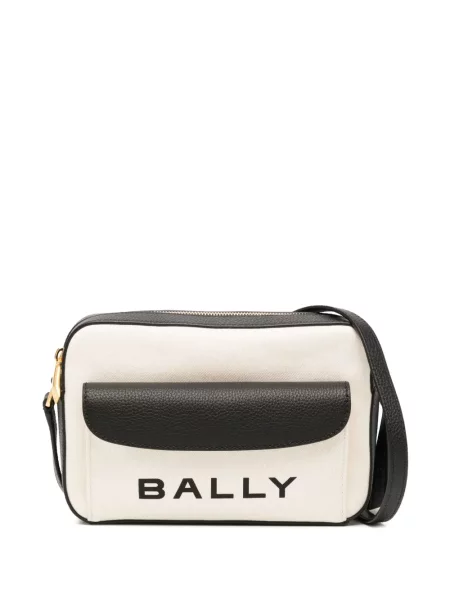 Torebka crossbody Bally z nadrukiem brązowa