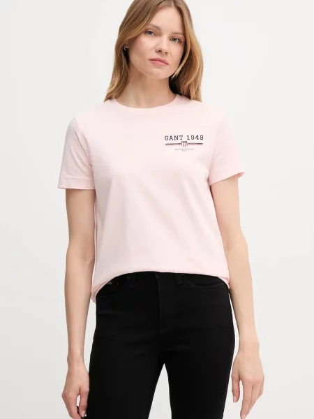 Тениска Gant дамска розово