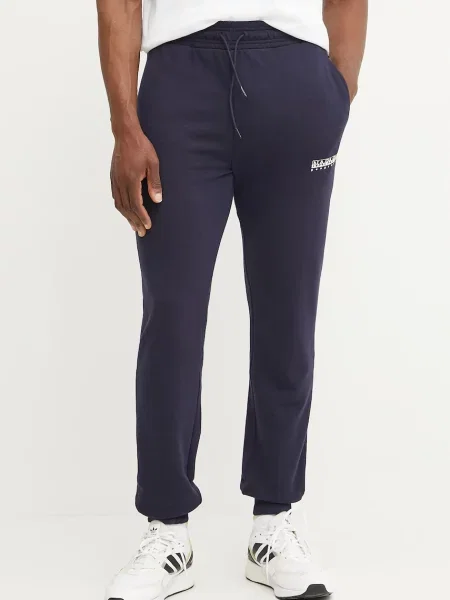 Bombažen spodnji del trenirke Napapijri M-Gori mornarsko modra