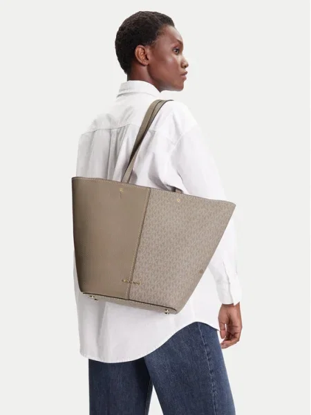 Geantă MICHAEL Michael Kors Flora bej