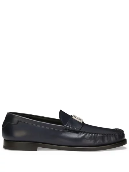 Pantofi loafer Dolce & Gabbana din piele albastru