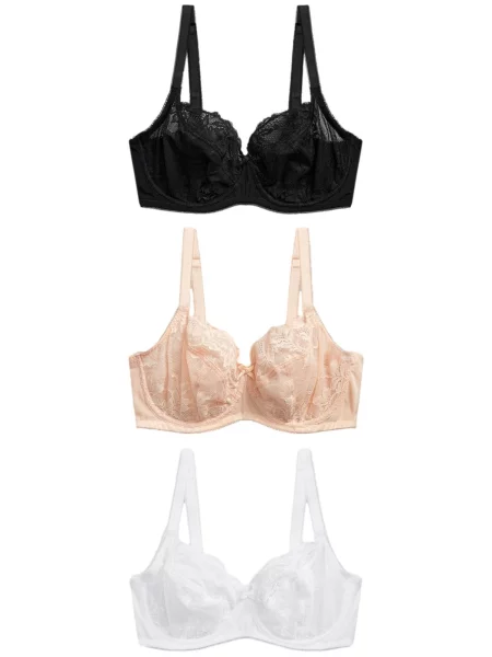 Next Sutien bej / negru alb