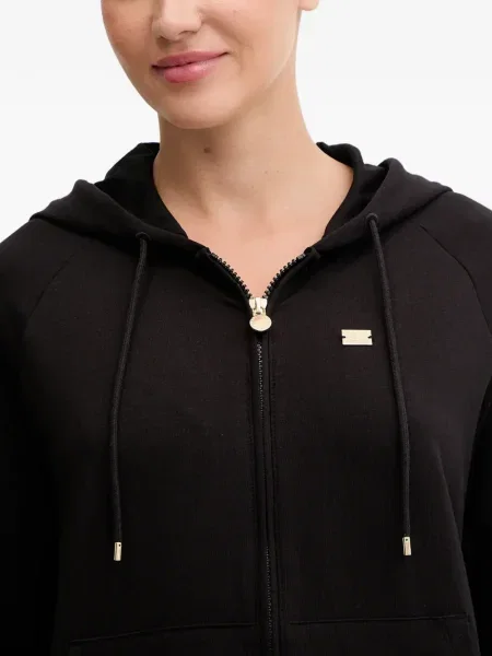 Hanorac cu glugă Ea7 Emporio Armani negru