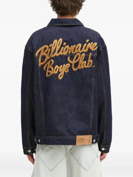 Kurtka jeansowa dziecięca Billionaire Boys Club niebieska