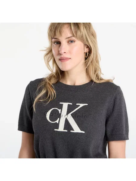 Chunky дънки Calvin Klein сиво