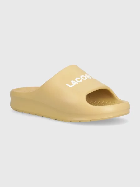 Чехли Lacoste Serve Slide розово бежово