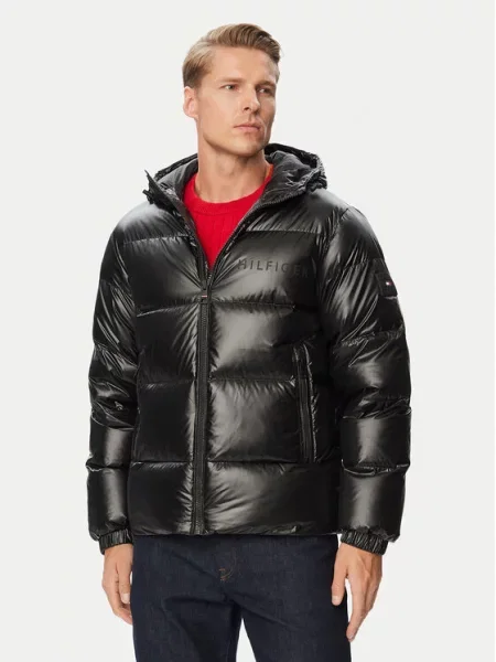 Tommy Hilfiger pernata jakna za muškarce crna