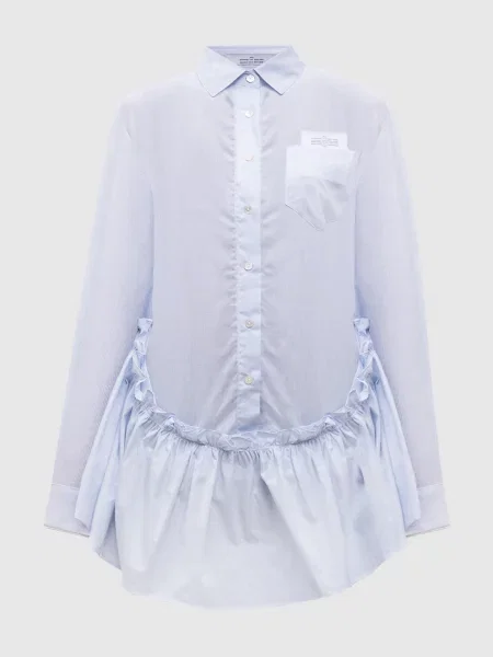 Сорочка в смужку Rokh блакитна