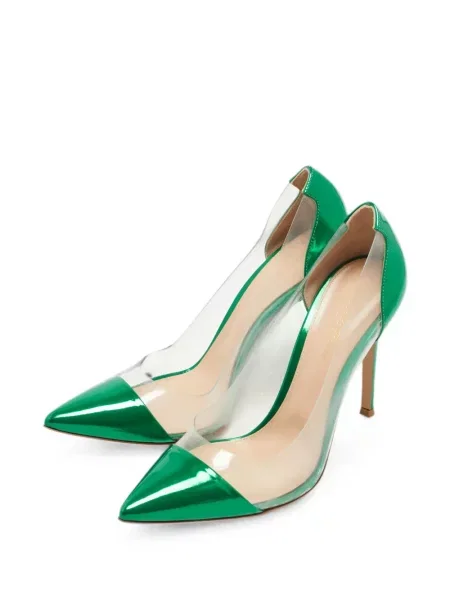 Pantofi cu toc Gianvito Rossi verde