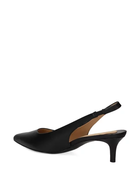 Pantofi cu toc Lauren Ralph Lauren slingback negru