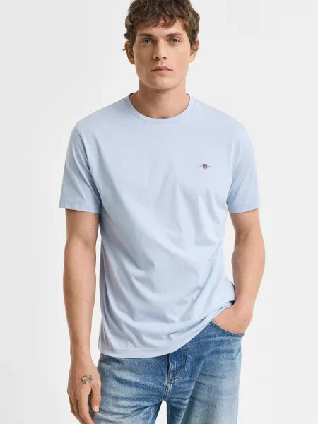 Футболка Gant блакитна